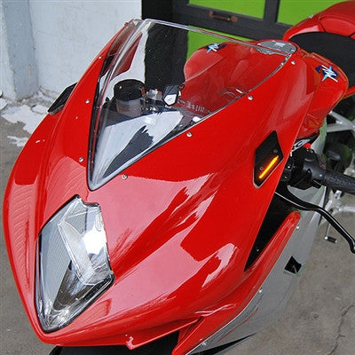 New Rage Cycles (NRC) MV Agusta F3/F4 Mirror Block Off Turn Signals