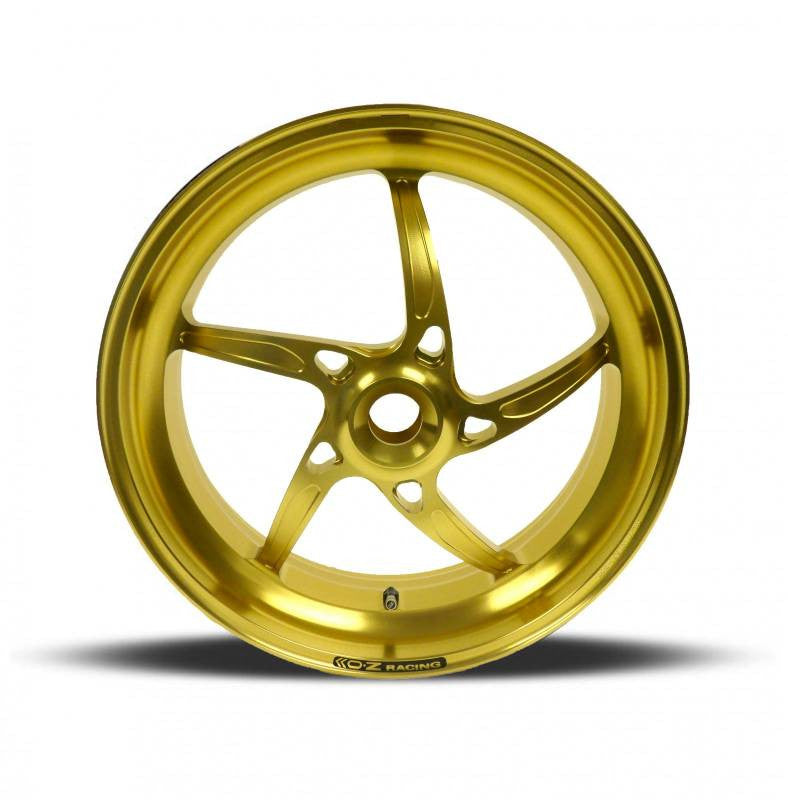 OZ Racing PIEGA FORGED ALUMINUM REAR WHEEL: DUCATI Single sided Large Rear hub 17' x 5.5"-Panigale, Streetfighter, V2, Supersport