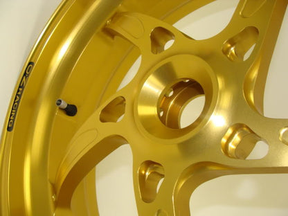 OZ Racing PIEGA FORGED ALUMINUM REAR WHEEL: DUCATI Single sided Large Rear hub 17' x 5.5"-Panigale, Streetfighter, V2, Supersport