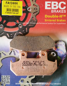 EBC Brakes Double-H Sintered Superbike Brake Pads Front - FA124HH