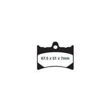 EBC Brakes Double-H Sintered Superbike Brake Pads Rear - FA126R