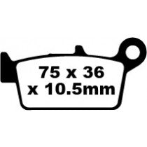 EBC Brakes Double-H Sintered Superbike Brake Pads Rear - FA131R