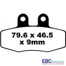EBC Brakes Double-H Sintered Superbike Brake Pads Rear - FA132R