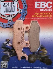 EBC Brakes Double-H Sintered Superbike Brake Pads Front -  FA135R