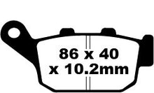 EBC Brakes Double-H Sintered Superbike Brake Pads Rear - FA140HH