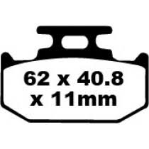 EBC Brakes Double-H Sintered Superbike Brake Pads Rear - FA152/2R