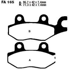 EBC Brakes Double-H Sintered Superbike Brake Pads Front -  FA165R