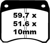 EBC Brakes Double-H Sintered Superbike Brake Pads Front - FA16HH