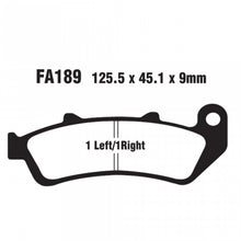 EBC Brakes Double-H Sintered Superbike Brake Pads Rear - FA189HH