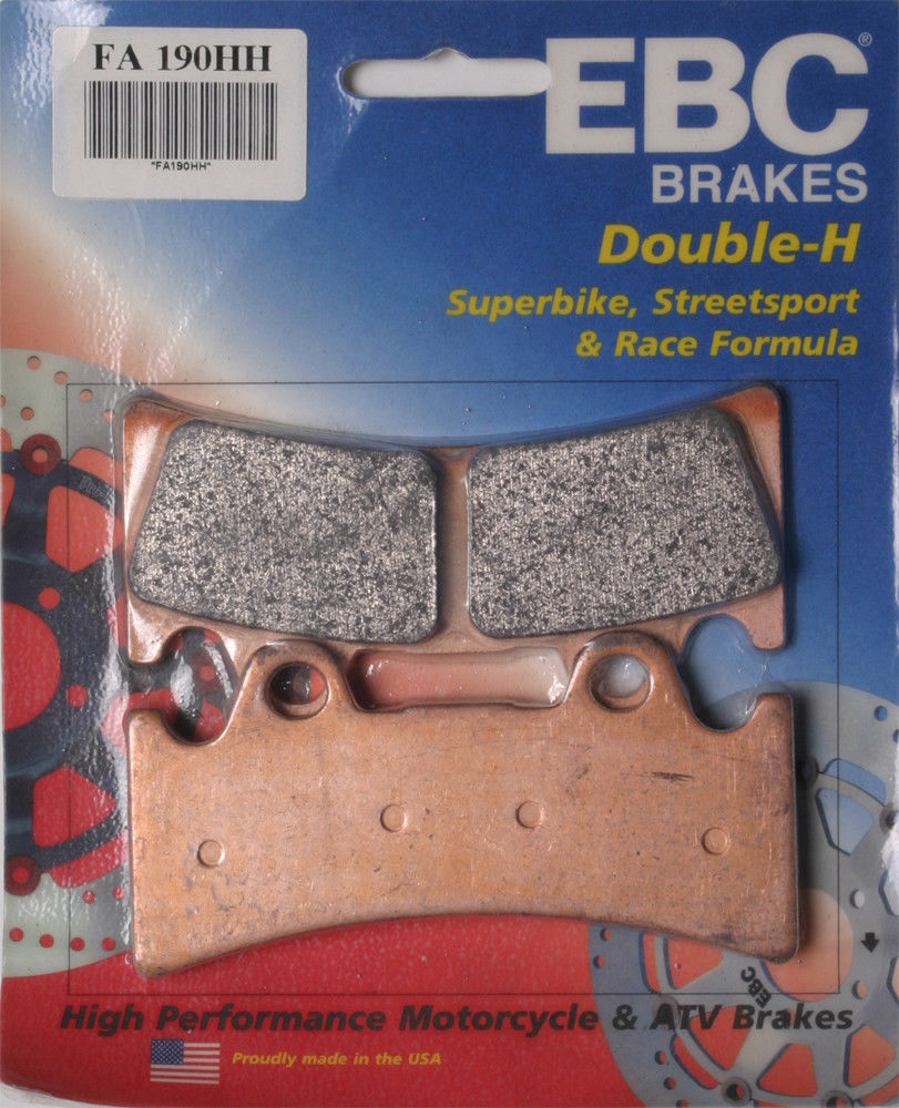 EBC Brakes Double-H Sintered Superbike Brake Pads Front - FA190HH