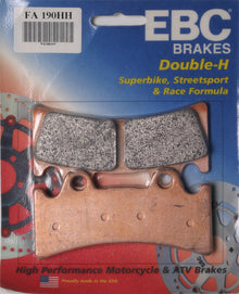EBC Brakes Double-H Sintered Superbike Brake Pads Front - FA190HH