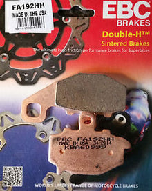 EBC Brakes Double-H Sintered Superbike Brake Pads Rear - FA192HH