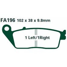 EBC Brakes Double-H Sintered Superbike Brake Pads Rear - FA196HH