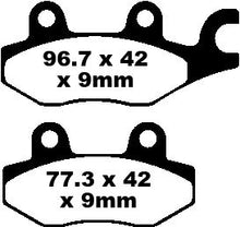 EBC Brakes Double-H Sintered Superbike Brake Pads Rear - FA197HH