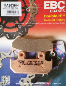 EBC Brakes Double-H Sintered Superbike Brake Pads Front - FA203HH