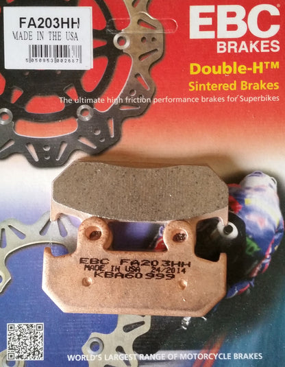 EBC Brakes Double-H Sintered Superbike Brake Pads Front - FA203HH