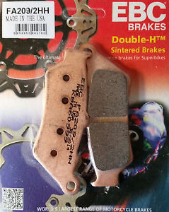 EBC Brakes Double-H Sintered Superbike Brake Pads Front - FA209/2HH