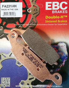 EBC Brakes Double-H Sintered Superbike Brake Pads Rear - FA231HH