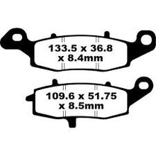 EBC Brakes Double-H Sintered Superbike Brake Pads Rear - FA231HH