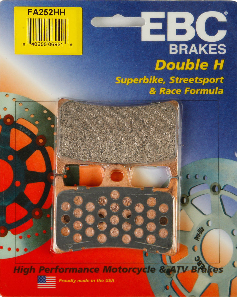EBC Brakes Double-H Sintered Superbike Brake Pads Front - FA252HH