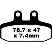 EBC Brakes Double-H Sintered Superbike Brake Pads Rear - FA256HH