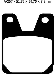 EBC Brakes Double-H Sintered Superbike Brake Pads Rear - FA267HH