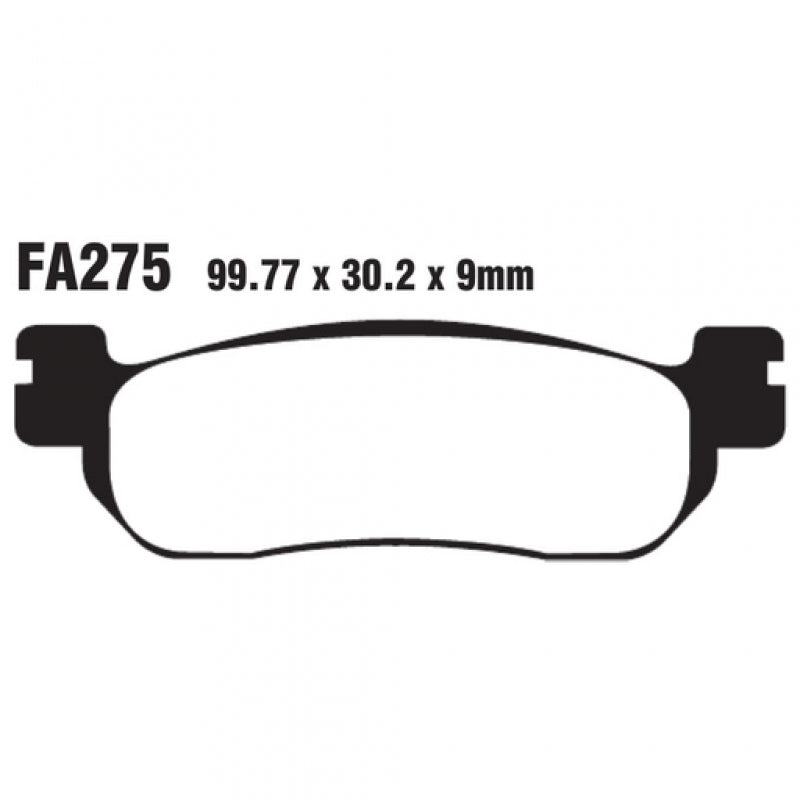 EBC Brakes Double-H Sintered Superbike Brake Pads Rear - FA275HH