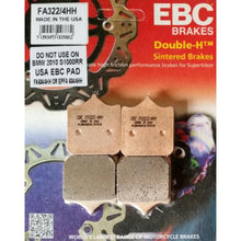 EBC Brakes Double-H Sintered Superbike Brake Pads Front - FA322/4HH