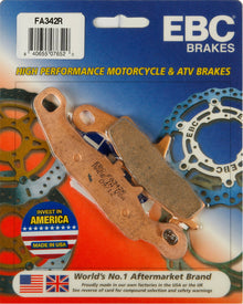 EBC Brakes Double-H Sintered Superbike Brake Pads Front -  FA342R