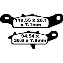 EBC Brakes Double-H Sintered Superbike Brake Pads Front -  FA342R