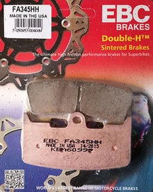 EBC Brakes Double-H Sintered Superbike Brake Pads Front - FA345HH