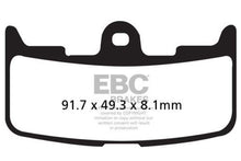 EBC Brakes Double-H Sintered Superbike Brake Pads Front - FA345HH