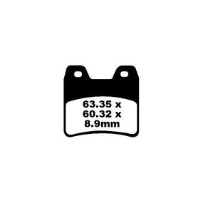 EBC Brakes Double-H Sintered Superbike Brake Pads Rear - FA348HH