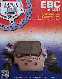 EBC Brakes Double-H Sintered Superbike Brake Pads Rear - FA367R