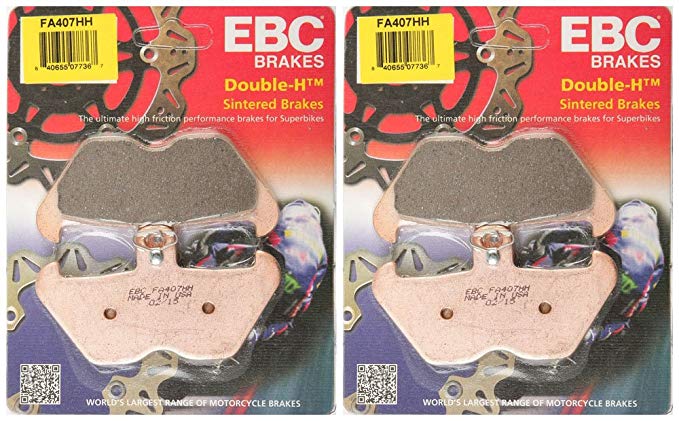 EBC Brakes Double-H Sintered Superbike Brake Pads Front - FA407HH