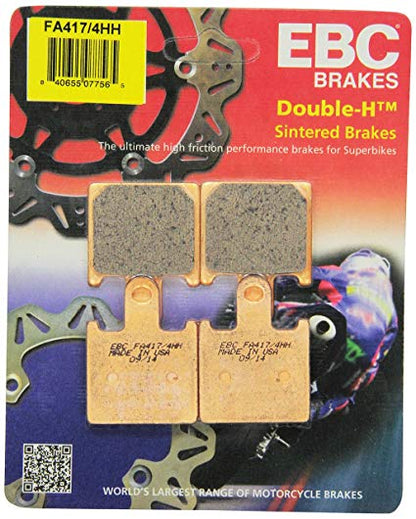 EBC Brakes Double-H Sintered Superbike Brake Pads Front -  FA417/4HH