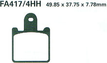 EBC Brakes Double-H Sintered Superbike Brake Pads Front -  FA417/4HH