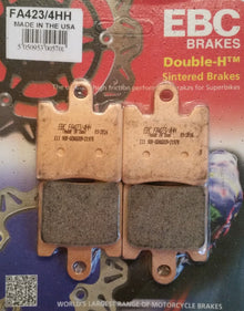 EBC Brakes Double-H Sintered Superbike Brake Pads Front - FA423/4HH