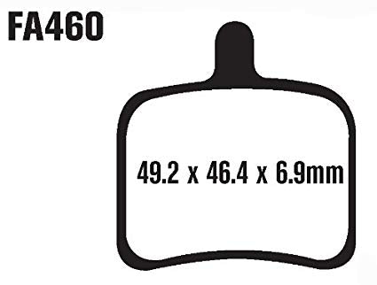 EBC Brakes Double-H Sintered Superbike Brake Pads Rear - FA460HH