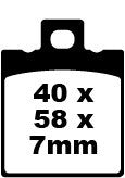 EBC Brakes Double-H Sintered Superbike Brake Pads Rear - FA47R