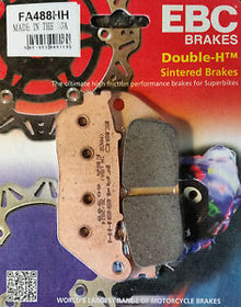 EBC Brakes Double-H Sintered Superbike Brake Pads Rear - FA488HH
