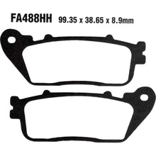 EBC Brakes Double-H Sintered Superbike Brake Pads Rear - FA488HH