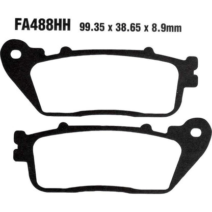 EBC Brakes Double-H Sintered Superbike Brake Pads Rear - FA488HH