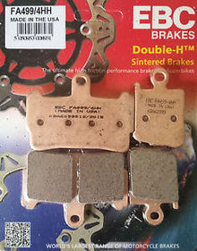 EBC Brakes Double-H Sintered Superbike Brake Pads Front - FA499/4HH