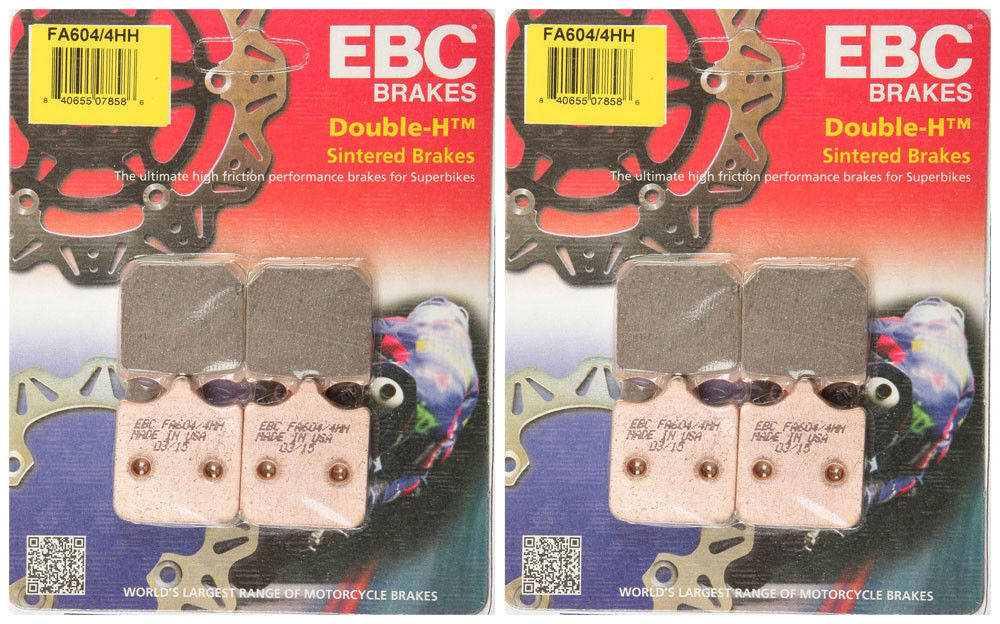 EBC Brakes Double-H Sintered Superbike Brake Pads Front - FA604/4HH