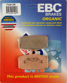 EBC Brakes Double-H Sintered Superbike Brake Pads Front - FA612R