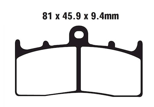EBC Brakes Double-H Sintered Superbike Brake Pads Front - FA613HH