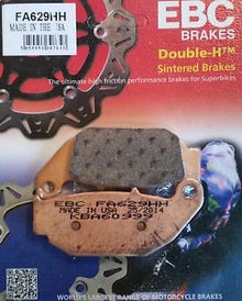 EBC Brakes Double-H Sintered Superbike Brake Pads Rear - FA629HH
