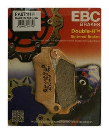 EBC Brakes Double-H Sintered Superbike Brake Pads Rear - FA671HH