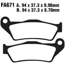 EBC Brakes Double-H Sintered Superbike Brake Pads Rear - FA671HH